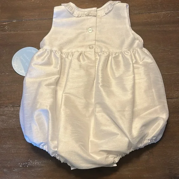 Little English New with Tags White Formal/ Special Occasion Bubble - Picture 3 of 7